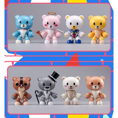 盲盒 機動戰士高達熊霸大家族系列 (原盒8pcs)